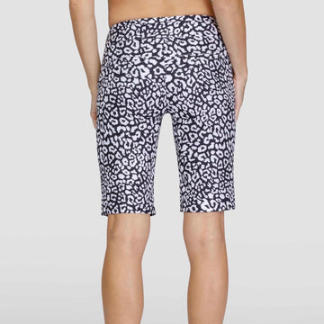 New Tail Activewear Onyx Leopard Mulligan Short Size 8 MSP$98 - 0