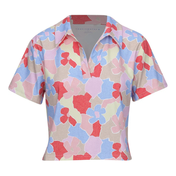Travis Mathew Deco District Floral Crop Polo Size M