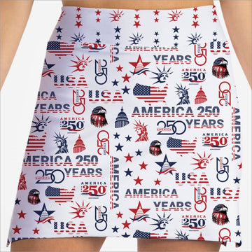 New Skort Obsession USA 250 White Skort