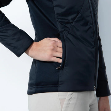New Daily Sports Caen Dark Navy Lightly Padded Jacket Size M MSP$220 - 0