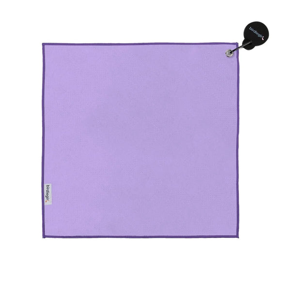 New Birdie Girl Lilac Leopard Magnetic Golf Towel