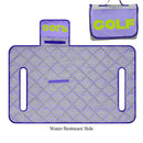 New Birdie Girl Lilac Leopard Reversible Golf Seat Cover-1