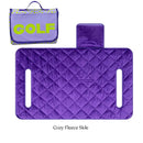 New Birdie Girl Lilac Leopard Reversible Golf Seat Cover-2