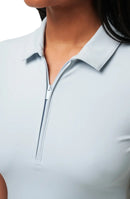 New TravisMathew Women's Private Lesson Zip Polo Size S MSP$90-4