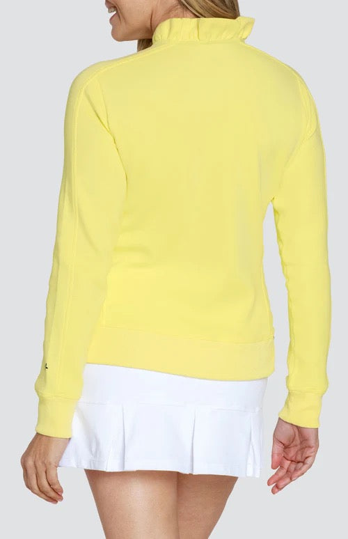New Tail Activewear Condoleezza Pullover - Fresh Lemon