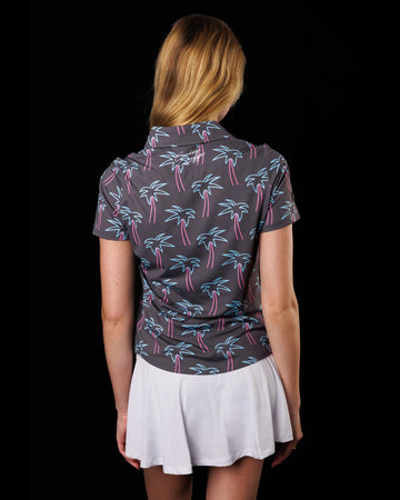 New Sunday Swagger Women's Nightwave Short Sleeve Golf Polo - 0