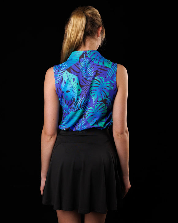 New Sunday Swagger Women's Fresh Frods Sleeveless Golf Polo