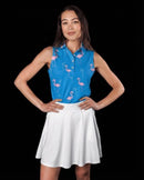 New Sunday Swagger Women's Flock Around Sleeveless Golf Polo-1