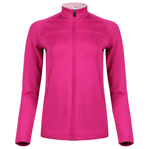 New Swannies Women's Cora Golf Jacket - Raspberry