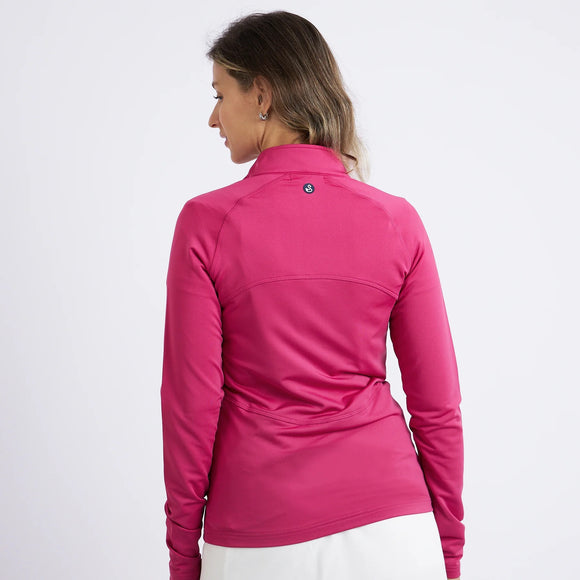 New Swannies Women's Cora Golf Jacket - Raspberry