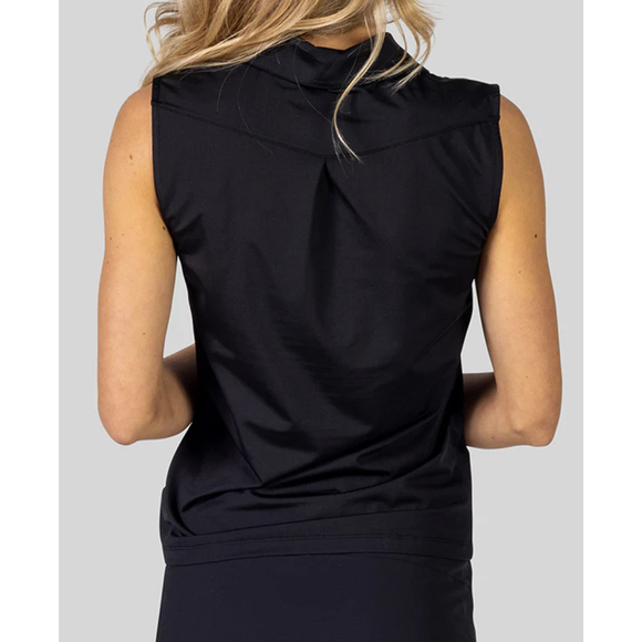 William Murray Classic Women's Sleeveless Polo - Black Size XXL