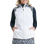 New Abacus Ladies White Hills Stretch Wind Vest Size XXL MSP$110-1