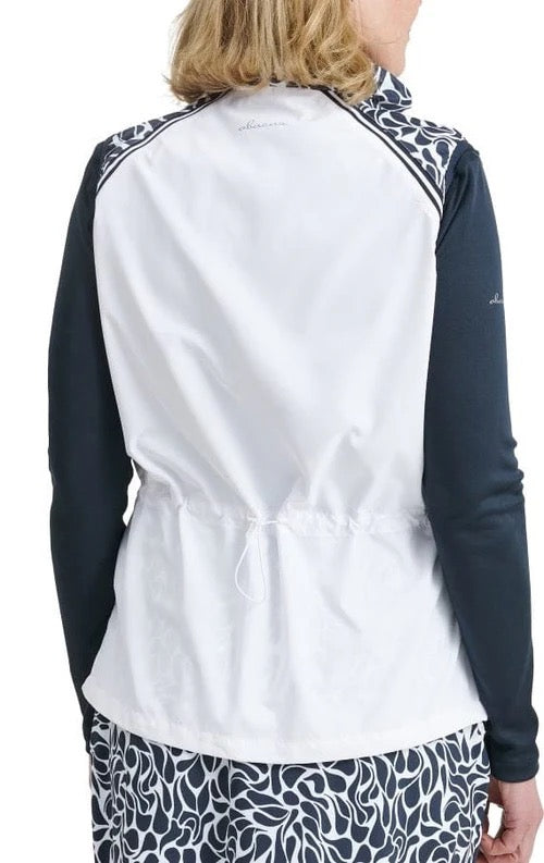 New Abacus Ladies White Hills Stretch Wind Vest Size XXL MSP$110