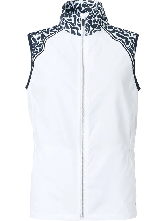 New Abacus Ladies White Hills Stretch Wind Vest Size XXL MSP$110