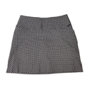 New S.C. & CO. Black Geo Print Golf Skort Size L MSP$80-1