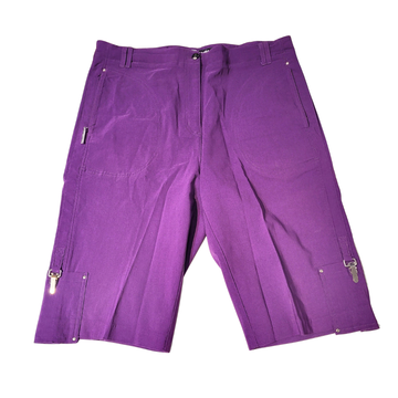 Jamie Sadock Eggplant Long Golf Shorts Size 12 MSP$120