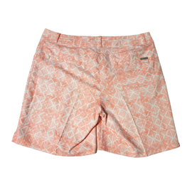 New Adidas Women's Coral Printed Golf Shorts Size 10 MSP$65 - 0