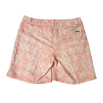 New Adidas Women's Coral Printed Golf Shorts Size 10 MSP$65 - 0