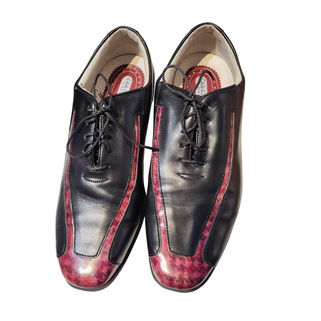 Footjoy Estate Collection LoPro Black Golf Shoes Cleats  display picture 3