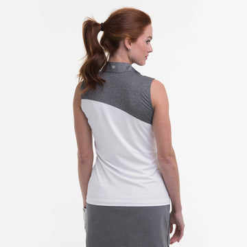 EP NY White & Gray Color Block Sleeveless Golf Top Size XL MSP$84 - 0