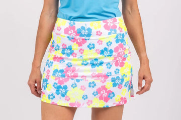 New TJ Sport Neon Hibiscus Tour Skort MSP$85