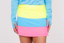 New TJ Sport Tri-Color Neon Skort - Short Length MSP$85-1
