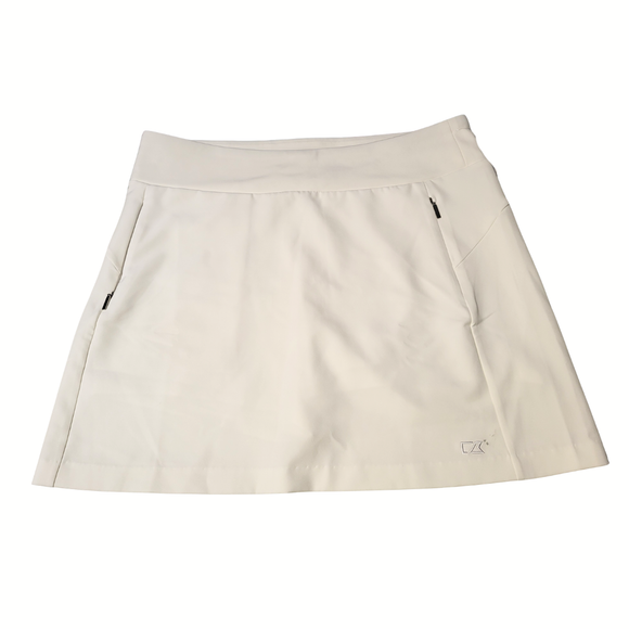 Cutter & Buck White Pull-on Golf Skort Size XL MSP$100