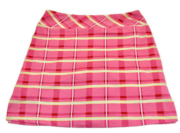 Golftini Women's Off the Grid Pink Golf Skort Size L MSP$128 - 0