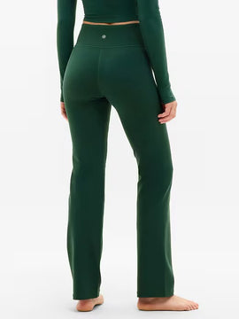 New Athleta Elation Straight Leg Pant- Pine  Size S MSP$99 - 0