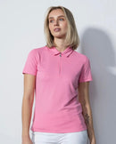 New Daily Sports Peoria Pink Sky Short Sleeve Golf Polo MSP$80-1