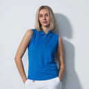 New Daily Sports Peoria  Cosmic Blue Sleeveless Golf Polo MSP$74-1