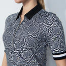 New Daily Sports Kyoto Black and White Half Sleeve Golf Polo Size XXL-2