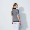 New Daily Sports Kyoto Black and White Half Sleeve Golf Polo Size XXL-3