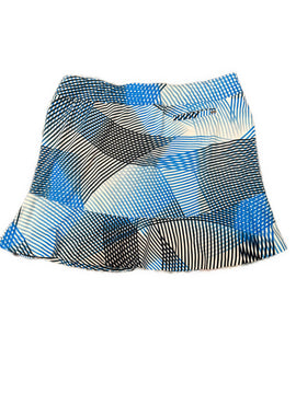 Tail Activewear White, Black & Blue Grid Lines Golf Skort Size XL MSp$90 - 0