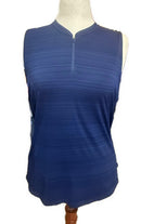 Slazenger Women's Navy Heather Sleeveless Golf Top Size XL-1