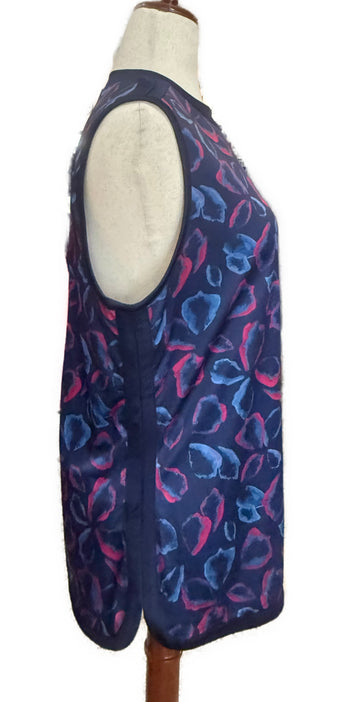 PGA Tour Women's Navy Print Sleeveless Golf Tee Size XL - 0