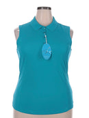 New Greg Norman Women's Sleeveless Golf Polo Size XXL-1