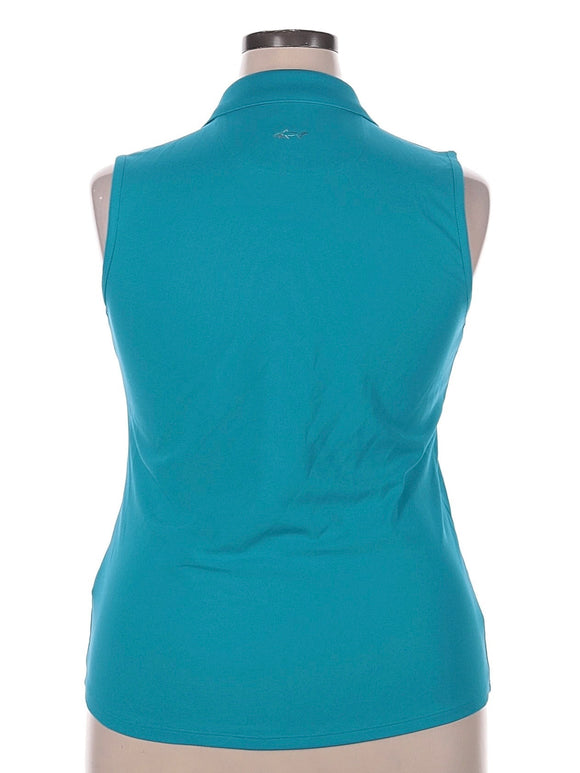 New Greg Norman Women's Sleeveless Golf Polo Size XXL