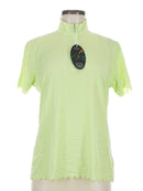 New Greg Norman Women's Lime X-Lite Stretch Golf Top Size M MSP$70-1