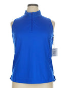 New Belyn Key Cobalt Blue Sleeveless Golf Top Size XL MSP$130-2