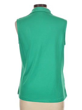 PGA Tour Kelly Green Sleeveless Golf Polo Size L - 0