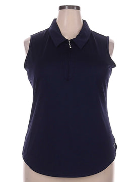 Jofit Women's Dark Navy Sleeveless Golf Polo Size XXL MSP$90
