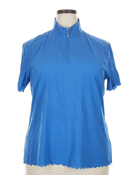 Greg Norman Women's Biue X-lite Stretch Golf Top Size XXL