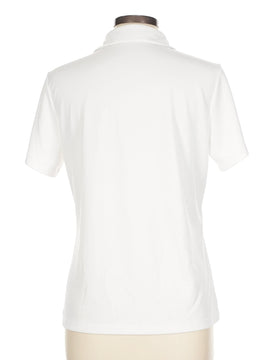 Lady Hagen White Short Sleeve Golf Polo Size L - 0