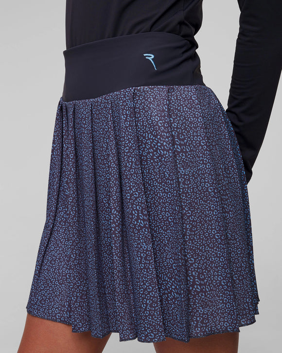 New Chevron Women's Navy Print Golf Skort Size S MSP$240