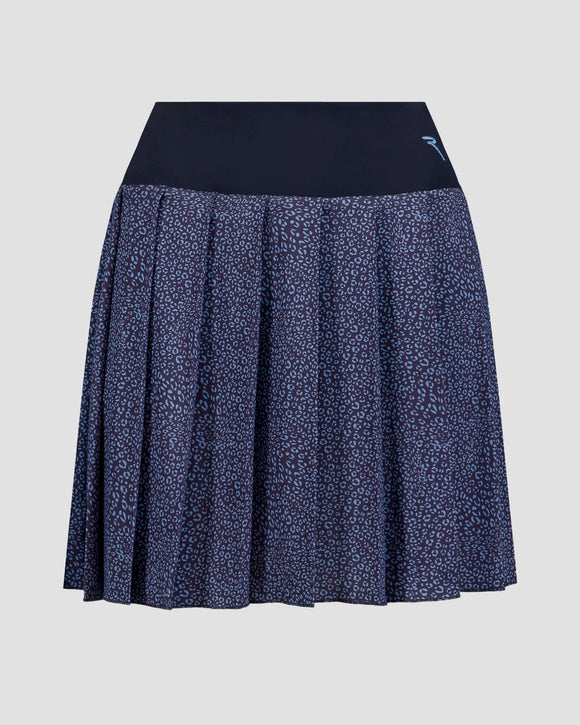 New Chevron Women's Navy Print Golf Skort Size S MSP$240
