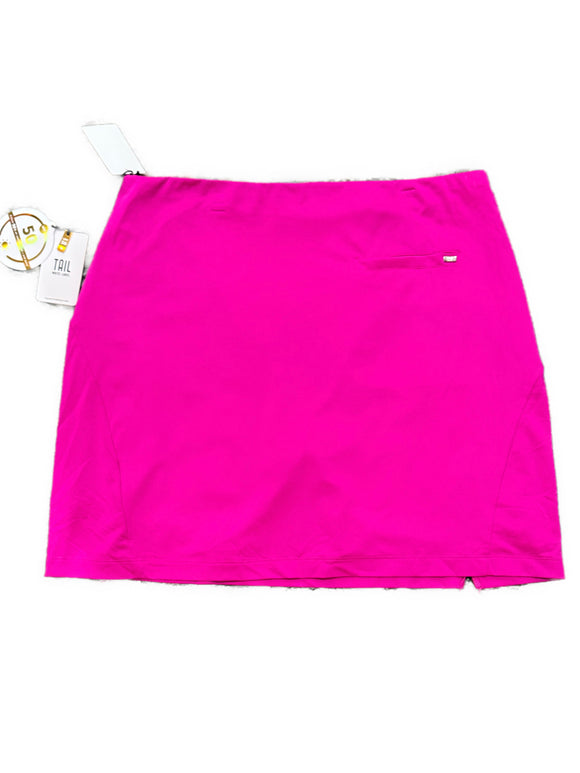 New Tail White Label Cerise Pull-on Golf Skort Size L