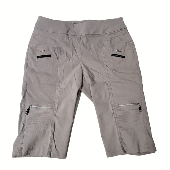 Jamie Sadock Light Gray Pull-On Long Short Size 12