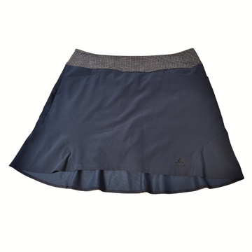 Adidas Navy Skort w/ White & Navy Waistband Size L