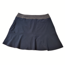 Adidas Navy Skort w/ White & Navy Waistband Size L-2